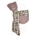 Porte bébé anneau new ring taupe/amande pas cher