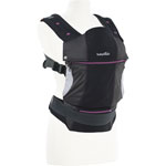 Porte bébé physiologique black/hibiscus pas cher