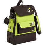 SAC REPAS FREE HAND CHOCOLAT/VERT