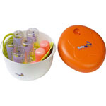 STERILISATEUR MICRO ONDES ORANGE/BLANC