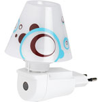 Veilleuse bébé automatique led choco / turquoise pas cher