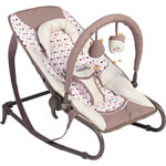 Transat simple bébé bubble ivoire/taupe pas cher