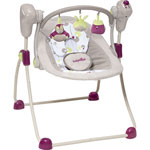 Balancelle bébé bubble taupe/hibiscus pas cher