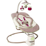Balancelle bébé 360° motion taupe/hibiscus pas cher