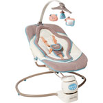 Balancelle bébé 360° motion taupe/aqua pas cher