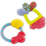 Lot de 2 anneaux de dentition refrigerable pas cher