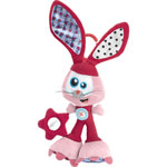 Jouet d'éveil bébé peluche d'activités lapin pas cher