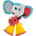Peluche bébé musical éléphant pas cher