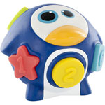 Jouets de bain bébé pingouin trieur de formes pas cher