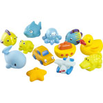 Jouets de bain bébé personnages 'garçon' pas cher