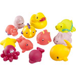 Jouets de bain bébé personnages 'fille' pas cher