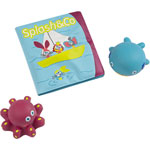 Jouet de bain bébé set livre de bain pas cher