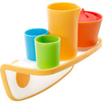 Jouets de bain bébé dinette flexibath toys pas cher