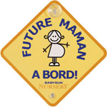 Signalétique bébé et future maman a bord pas cher