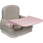 Rehausseur bébé 6 en 1 king booster taupe/rose pas cher