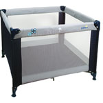BABYSUN Lit parc 100x100cm marine et gris
