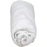 Drap housse bebe extensible 60 x 120 cm blanc pas cher