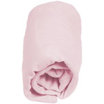 Drap housse bebe extensible 60 x 120 cm rose pale pas cher