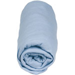 Drap housse bebe extensible 40 x 80 cm bleu ciel pas cher