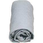 Drap housse bebe extensible 40 x 80 cm gris pas cher
