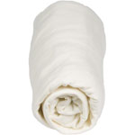 Drap housse bebe bambou 70 x 140 cm ivoire pas cher