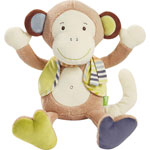 Doudou singe 25cm pas cher