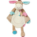 Doudou mouchoir deluxe l'âne pas cher
