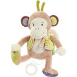 Peluche bébé musical singe pas cher