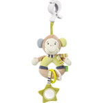 Hochet pince clip d'activités singe pas cher