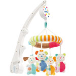 Jouet de voyage bébé mobile musical gourmandise pas cher