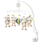 Mobile bébé musical singe pas cher