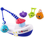 Jouet de bain bébé bateau pêcheur pas cher