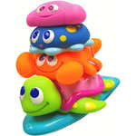 Jouets de bain bébé copains surfeurs pas cher