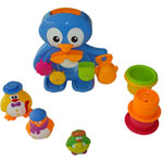 Jouets de bain bébé pingouin fontaine pas cher