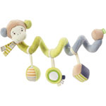 Jouet de lit bébé tortillon d'activités singe pas cher