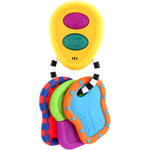 Jouets d'éveil bébé clés musicales pas cher