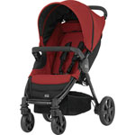 Poussette 4 roues b-agile chili pepper pas cher
