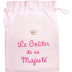 Sac à gouter le gouter de sa majeste rose pas cher