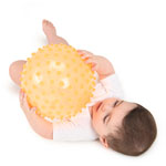 Jouet d'éveil bébé balle transparente tactile pas cher