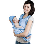 Sortie de bain bébé papillon deluxe bleu 0 -18 mois pas cher