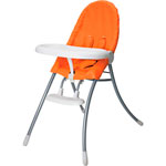 Chaise haute bébé nano orange pas cher