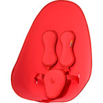 Assise chaise haute bébé rouge fresco pas cher