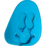 Assise chaise haute bébé bleue fresco pas cher
