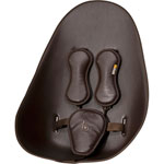 Assise chaise haute bébé marron fresco pas cher