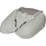 Coussin multirelax jersey ficelle/taupe pas cher