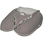 Coussin multirelax jersey taupe/ficelle pas cher