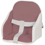 Coussin de chaise pvc figue/blanc pas cher