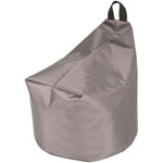 Coussin pouf micro sit gris pas cher
