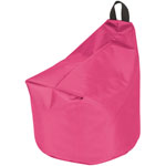 Coussin pouf micro sit fushia pas cher