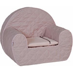 Fauteuil club déhoussable + coussin poème pas cher